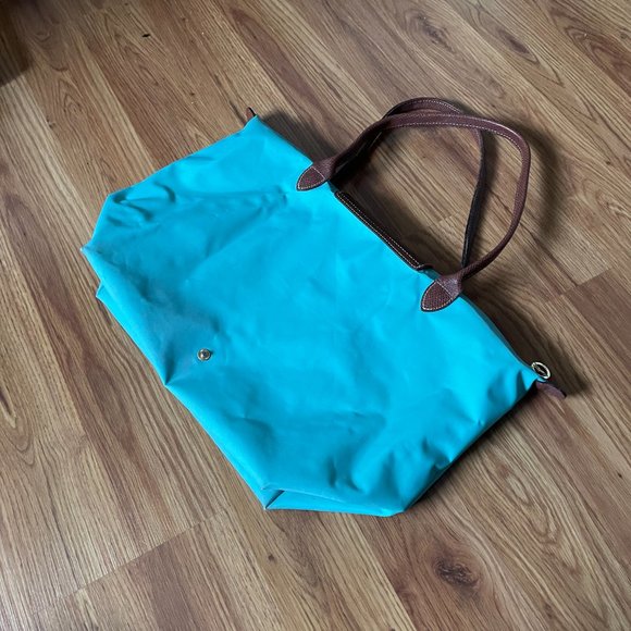 Longchamp Le Pliage Tote Mint/ Seafoam Green - Picture 3 of 16